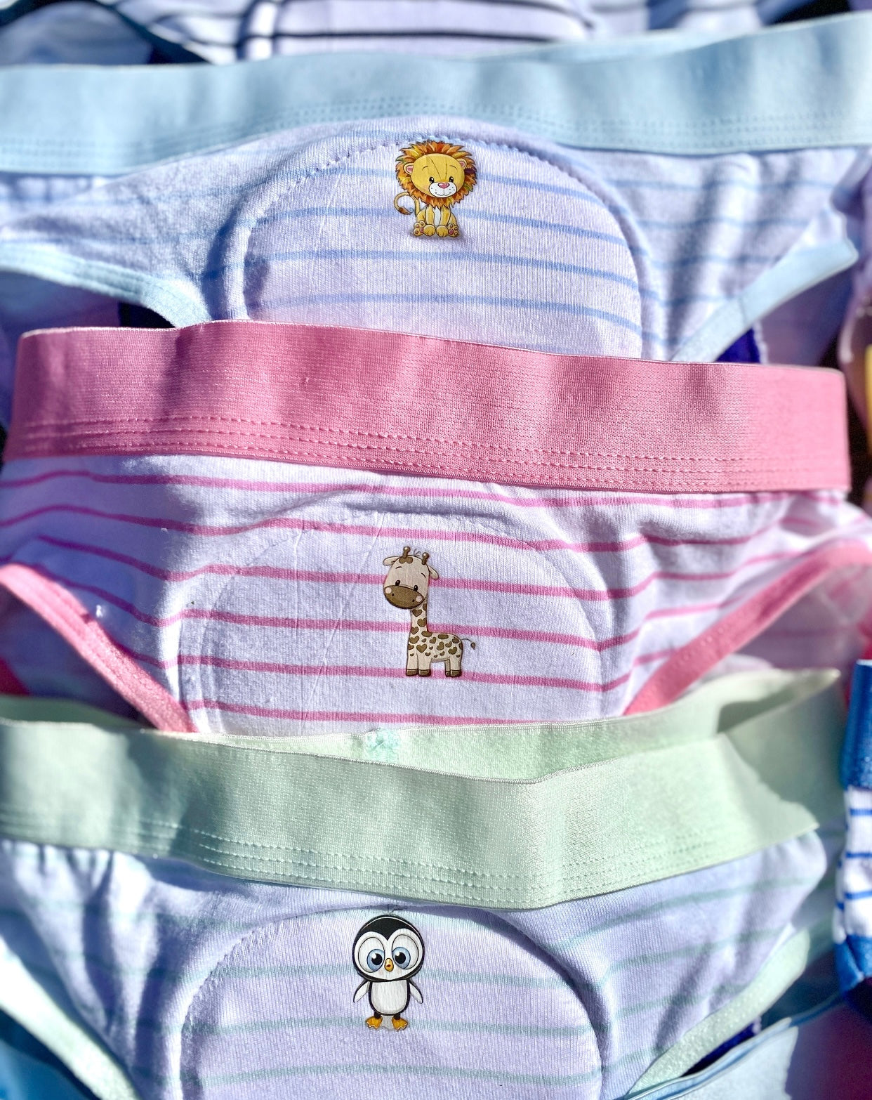 Encopresis (soiling) briefs for children and teens
