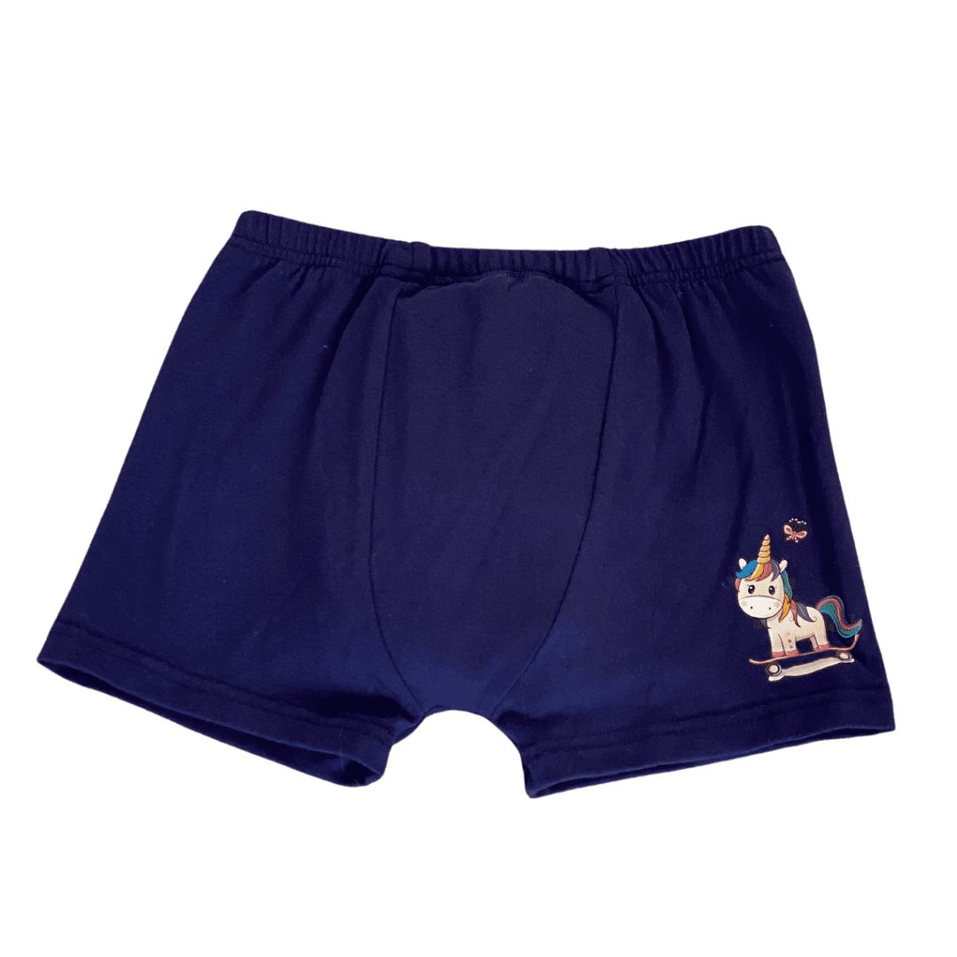 Shorties reusable night training undies – waterproof absorbent pad inside.