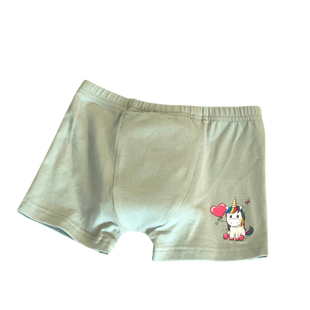 Flat-lay of Shorties reusable pull-up nappy pants – soft cotton shorts design