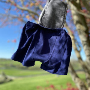 Shorties reusable night training undies – waterproof absorbent pad inside