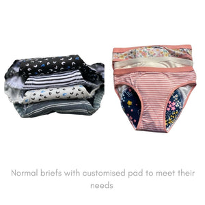 Incontinence Briefs for children and teens - Big Kids Pants